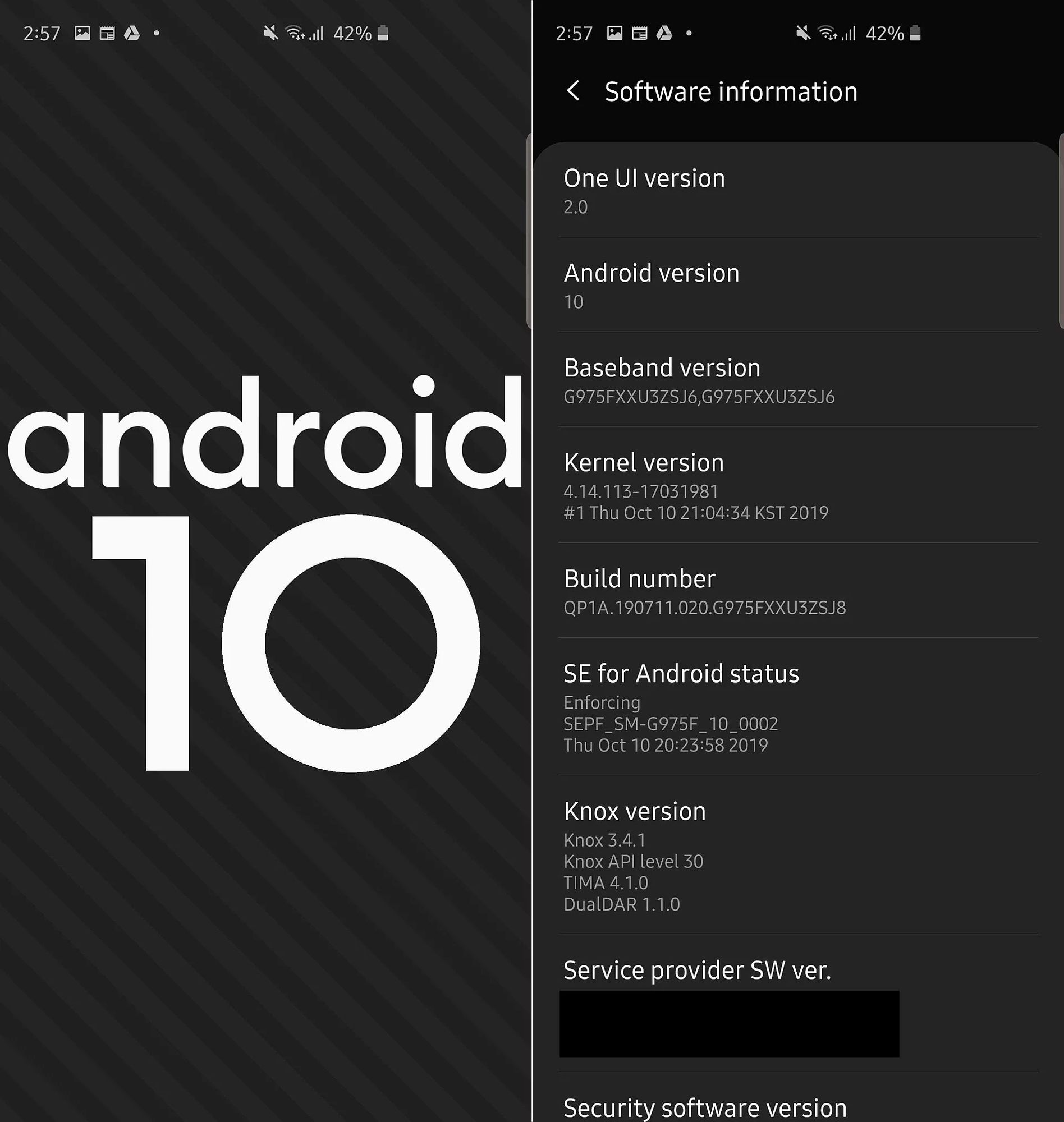 One UI 2.0 Android 10